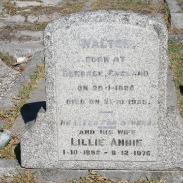 HARDING Walter 1880-1958 &amp; Lillie Annie 1882-1976