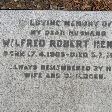 HENRY Wilfred Robert 1905-1966