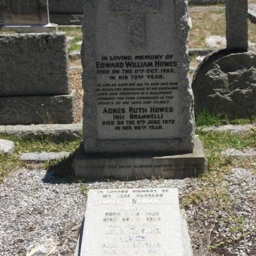 HOWES Edward William -1952 &amp; Agnes Ruth BRAMWELL -1972 :: HOWES Stanley Bramwell 1905-19?? &amp; Beth Esther 1904-1992