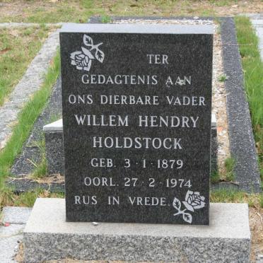 HOLDSTOCK Willem Hendry 1879-1974