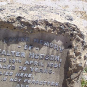 HUDSON Walter -1951