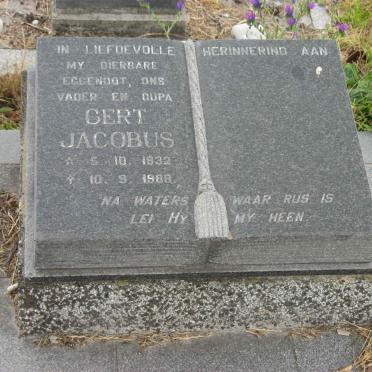 JACOBUS Gert 1932-1988