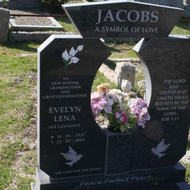 JACOBS Evelyn Lena nee GESWINDT 1937-2005