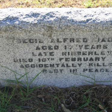 JACOBS Cecil Alfred -1944