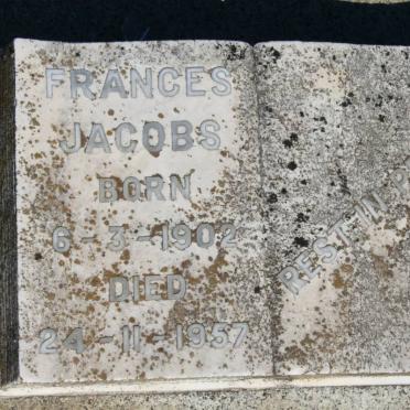 JACOBS Frances 1902-1957