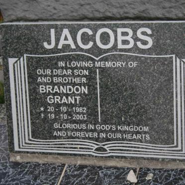 JACOBS Brandon Grant 1982-2003