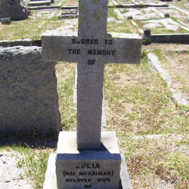 JOHNSON Julia nee MERRIMAN