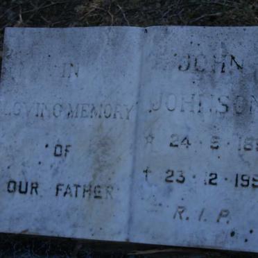 JOHNSON John 1896-1950