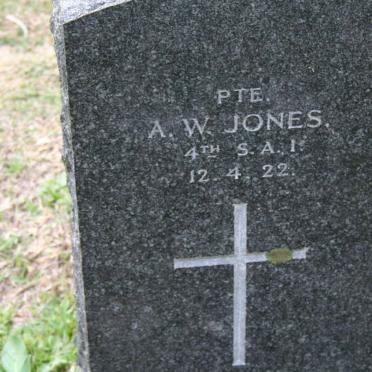 JONES A.W. -1922