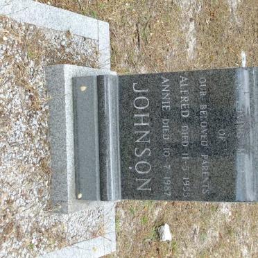 JOHNSON Alfred -1955 &amp; Annie -1987