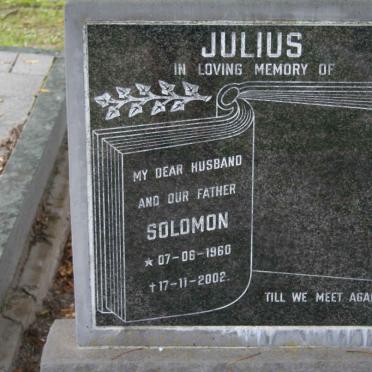 JULIUS Solomon 1960-2002