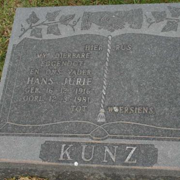 KUNZ Hans Jurie 1916-1981