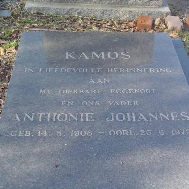 KAMOS Anthonie Johannes 1908-1972