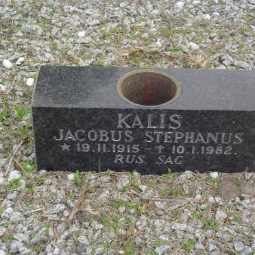 KALIS Jacobus Stephanus 1915-1982