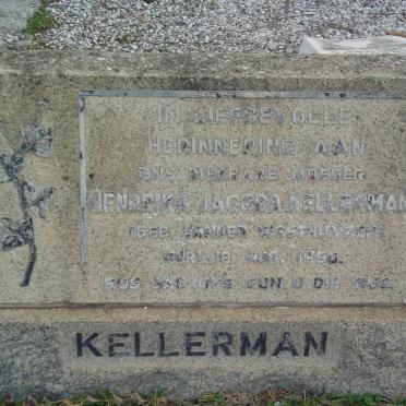 KELLERMAN Hendrika Jacoba nee van der WESTHUYZEN -1950