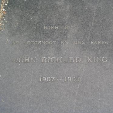 KING John Richard 1907-1967
