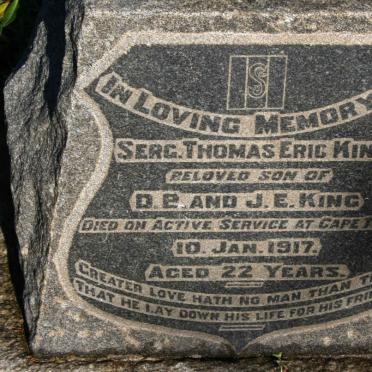 KING Thomas Eric -1917