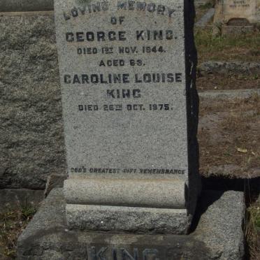 KING George -1944 &amp; Caroline Louise -1975