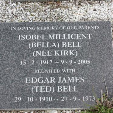 BELL Edgar James 1910-1973 &amp; Isobel Millicent KIRK 1917-2005