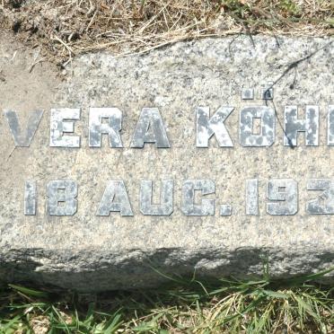 KOHNE Vera -1936