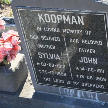 KOOPMAN John 1911-1985 &amp; Sylvia 1912-1999