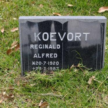 KOEVORT Reginald Alfred 1920-1987