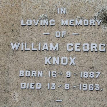 KNOX William George 1887-1963