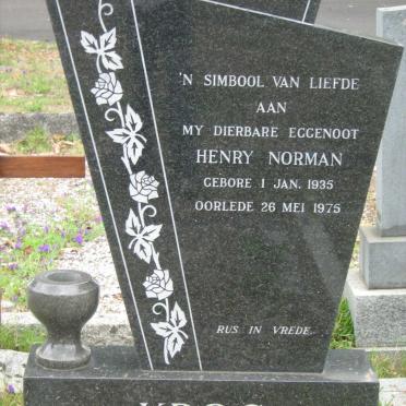KROG Henry Norman 1935-1975