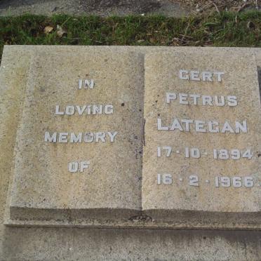 LATEGAN Gert Petrus 1894-1966