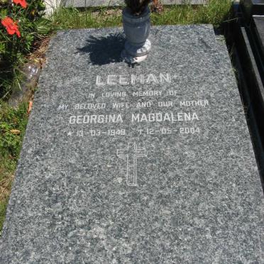 LEEMAN Georgina Magdalena 1949-2004