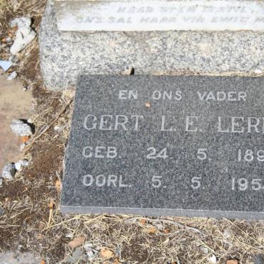 LERM Gert L.E. 1894-1954