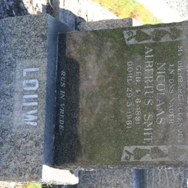LOUW Nicolaas Albertus Smit 1891-1961