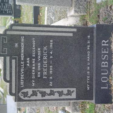 LOUBSER Frederick 1905-1968