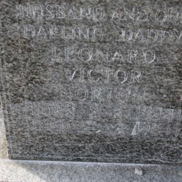 NORTON Leonard Victor 1944-1984