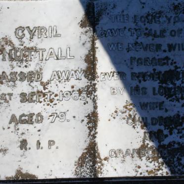 NUTTALL Cyril -1965