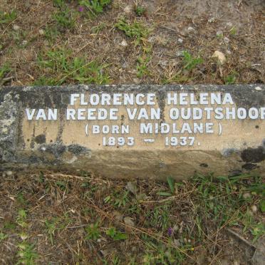 OUDTSHOORN Florence Helena, van Rheede, van nee MIDLANE 1893-1937