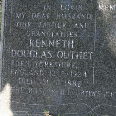 OUTHET Kenneth Douglas 1924-1982
