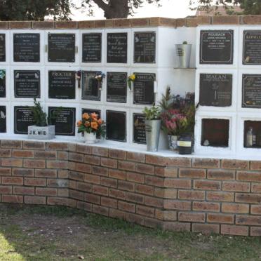 1. Muur van Herinnering Plumstead