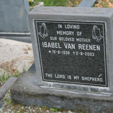 REENEN Isabel, van 1936-2003