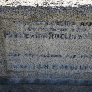 ROELOFSE Frederick
