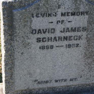 SCHARNECK David James 1898-1962