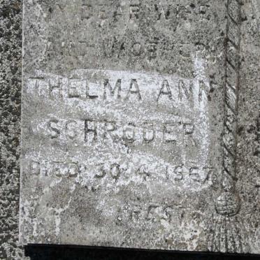 SCHRODER Thelma Ann -1967