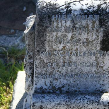 SCHALKWYK Maria, van
