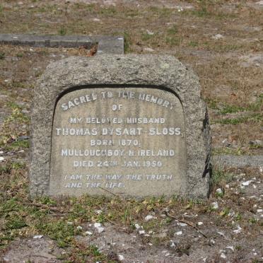 SLOSS Thomas, DYSART 1870-1950