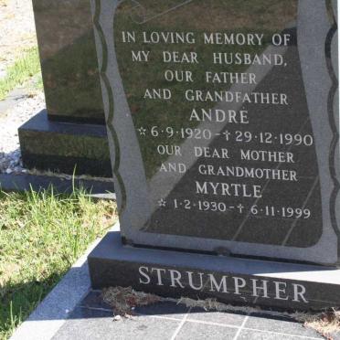 STRUMPHER André 1920-1990 &amp; Myrtle 1930-1999