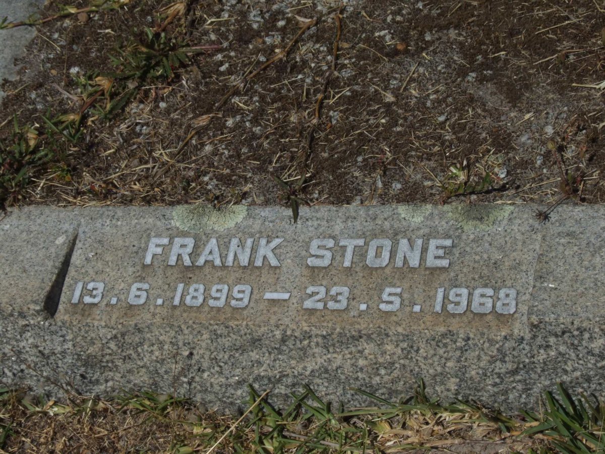 STONE Frank 1899-1968