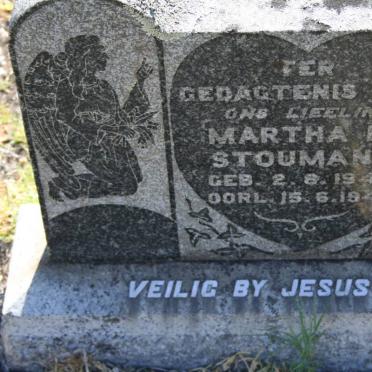 STOUMANN Martha M. 1940-1946