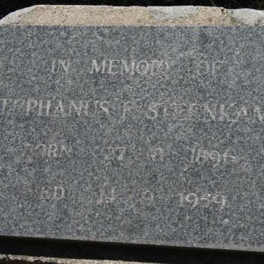 STEENKAMP Stephanus F. 1896-1969