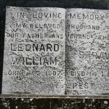 STRAW Leonard William 1907-1972