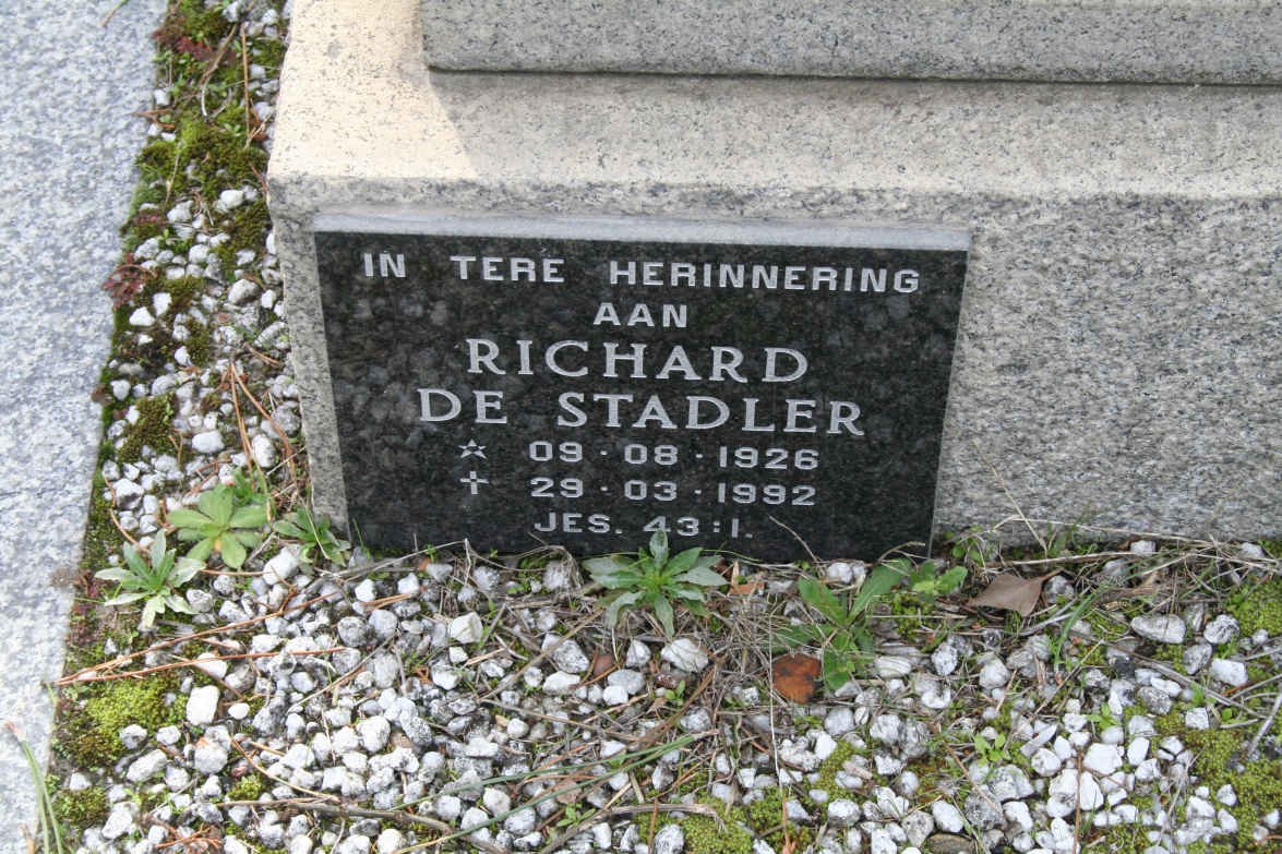 STADLER Richard, de 1926-1992